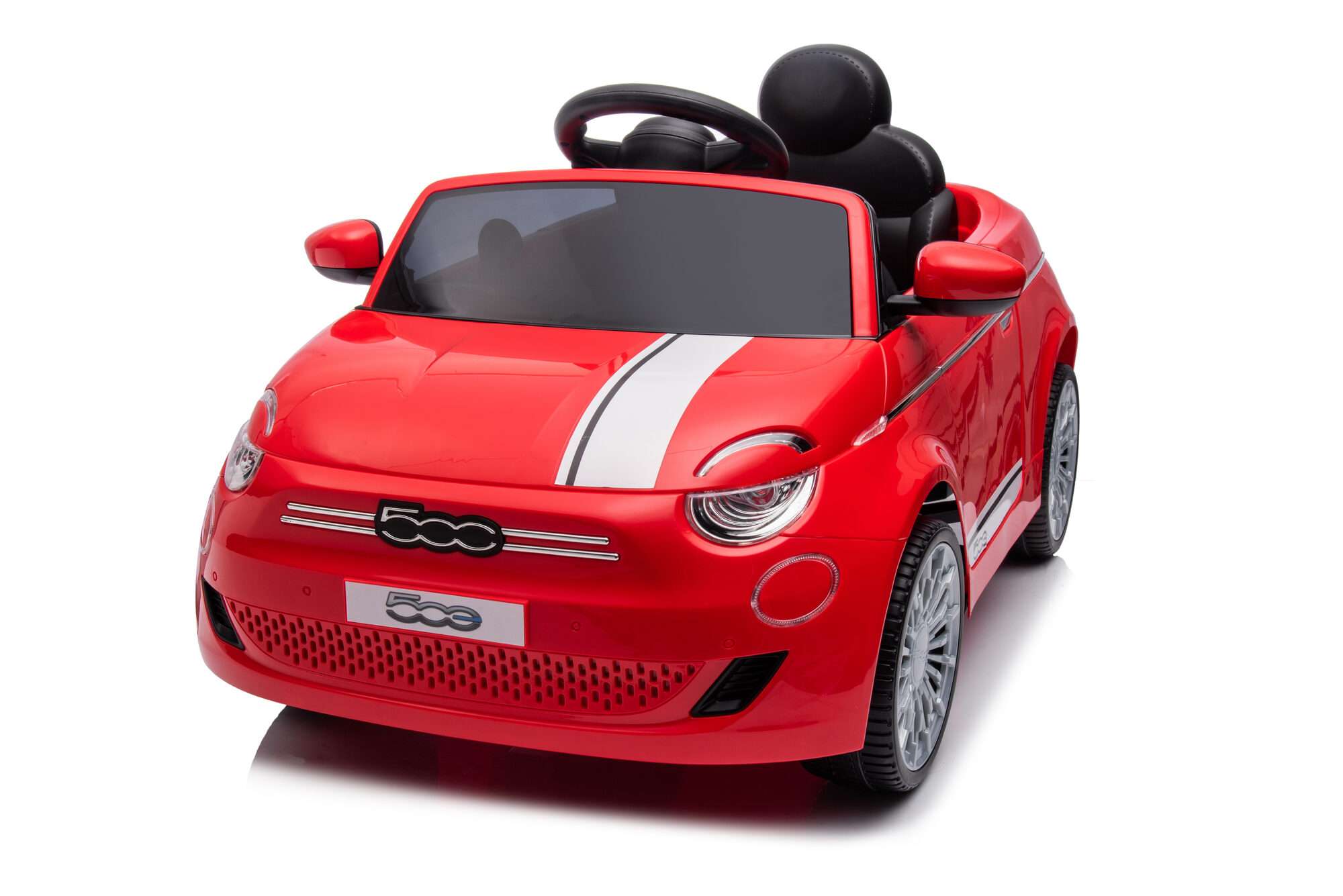 Image du produit : Fiat 500 (2015) met rijbewijs in de kleur Rood (3-8 jaar)