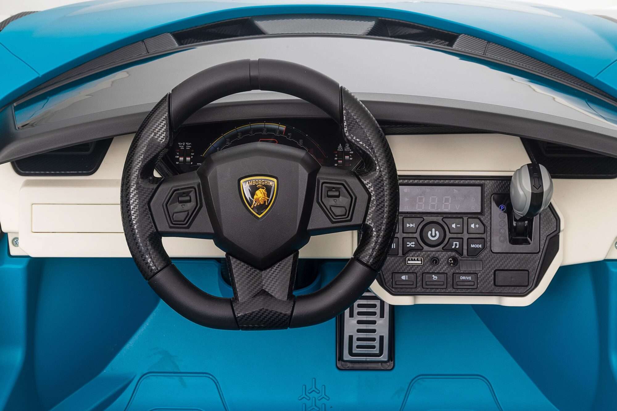 Image du produit : Lamborghini Sian met licentie in blauwe kleur (3-8 jaar)