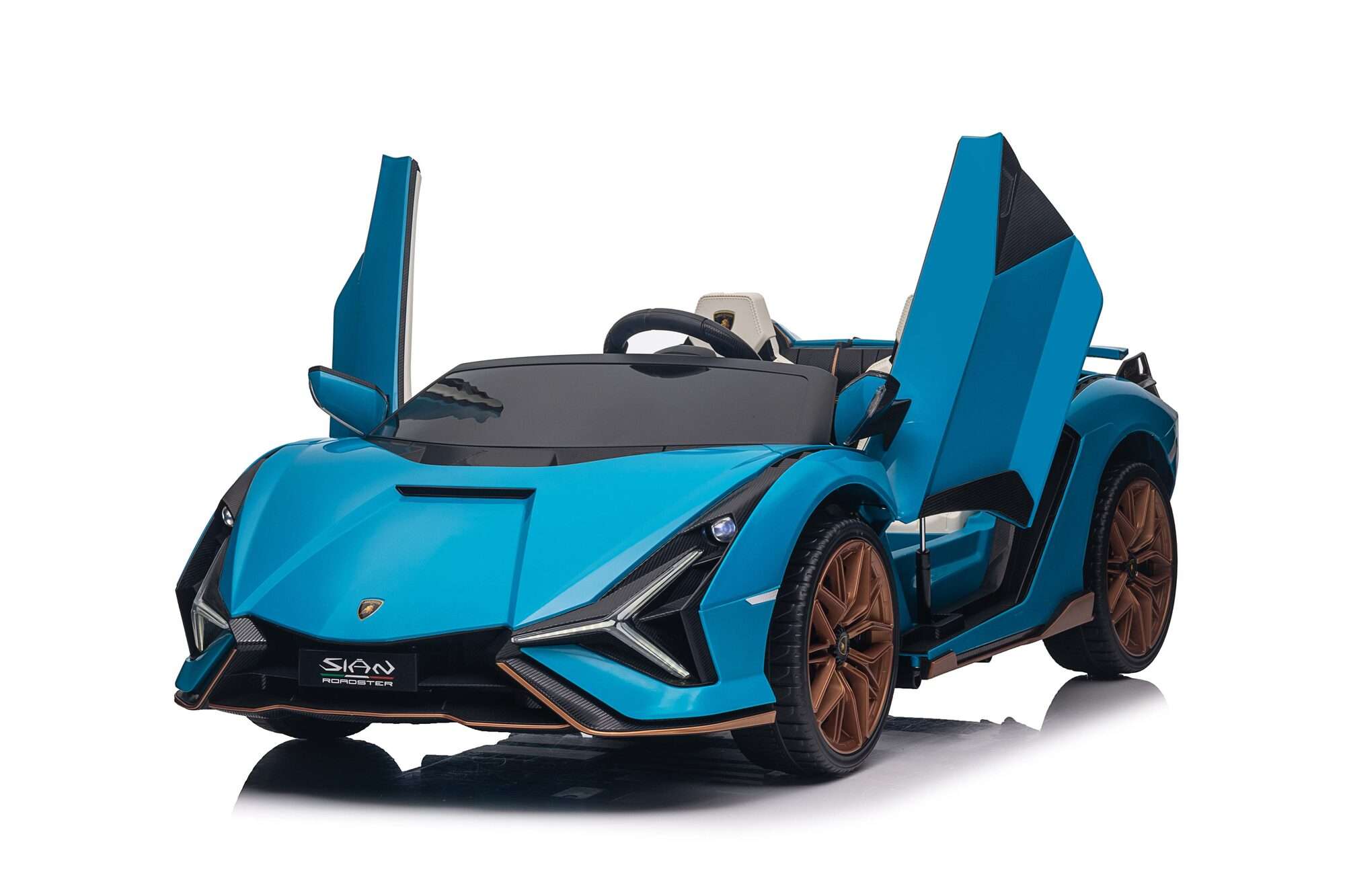 Image du produit : Lamborghini Sian met licentie in blauwe kleur (3-8 jaar)