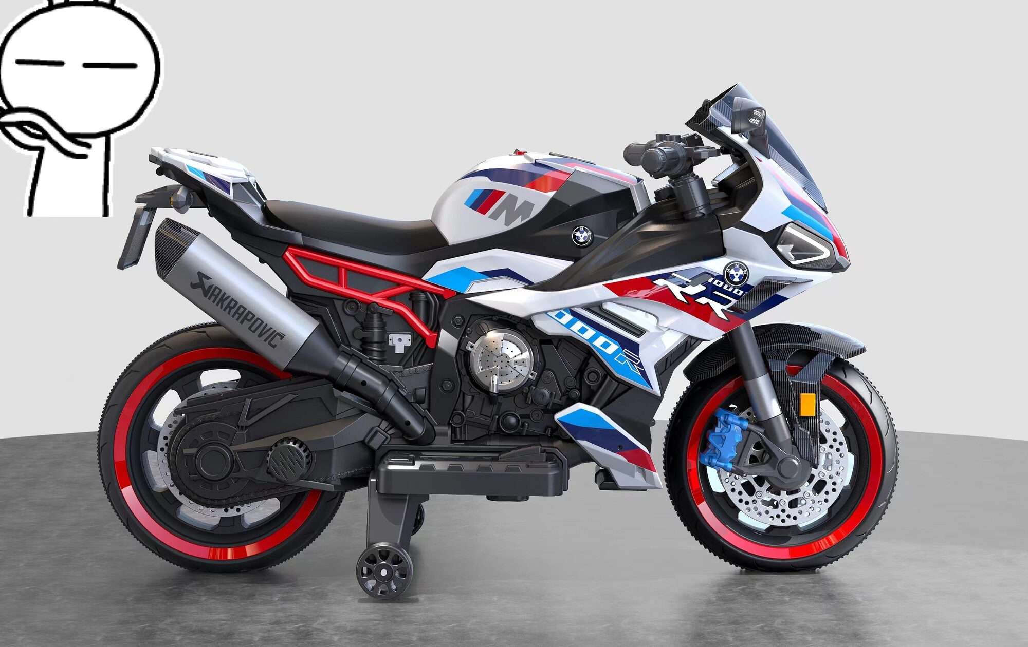 Image du produit : Motorfiets voor 2 personen (3-8 jaar)