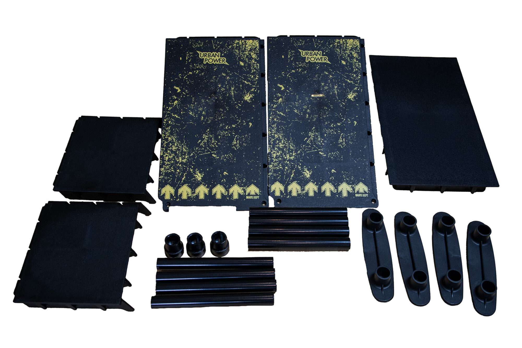 Image du produit : Set modulaire miniskateboardhellingen - 6 configuraties