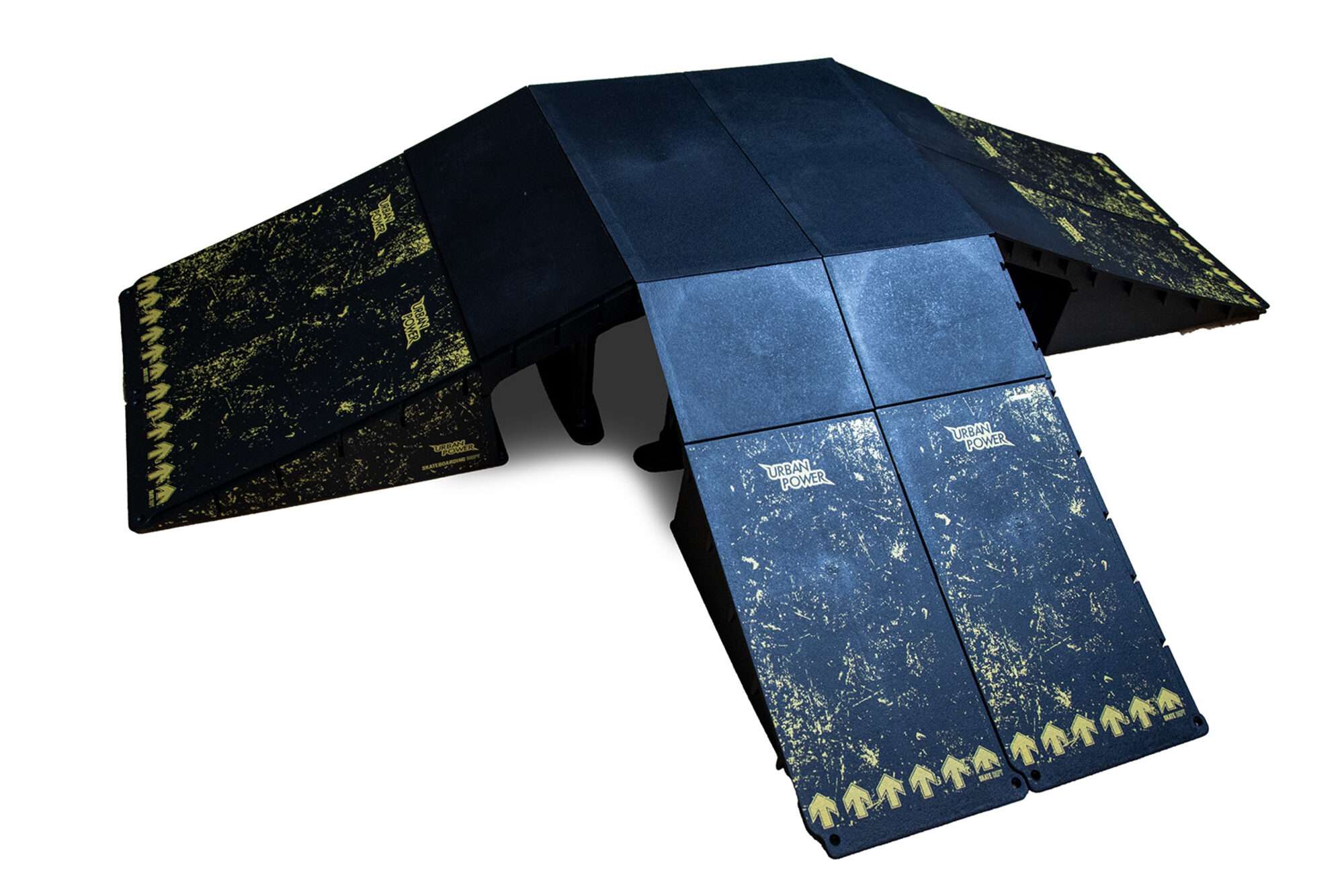 Image du produit : Set modulaire skateboardhellingen - 13 configuraties