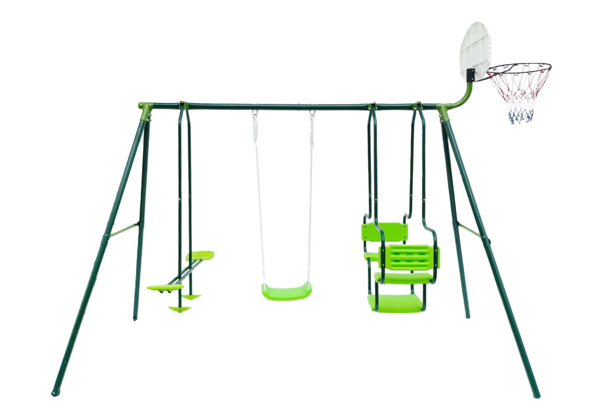 Image du produit : Driepootschommel met basketbalhoepel