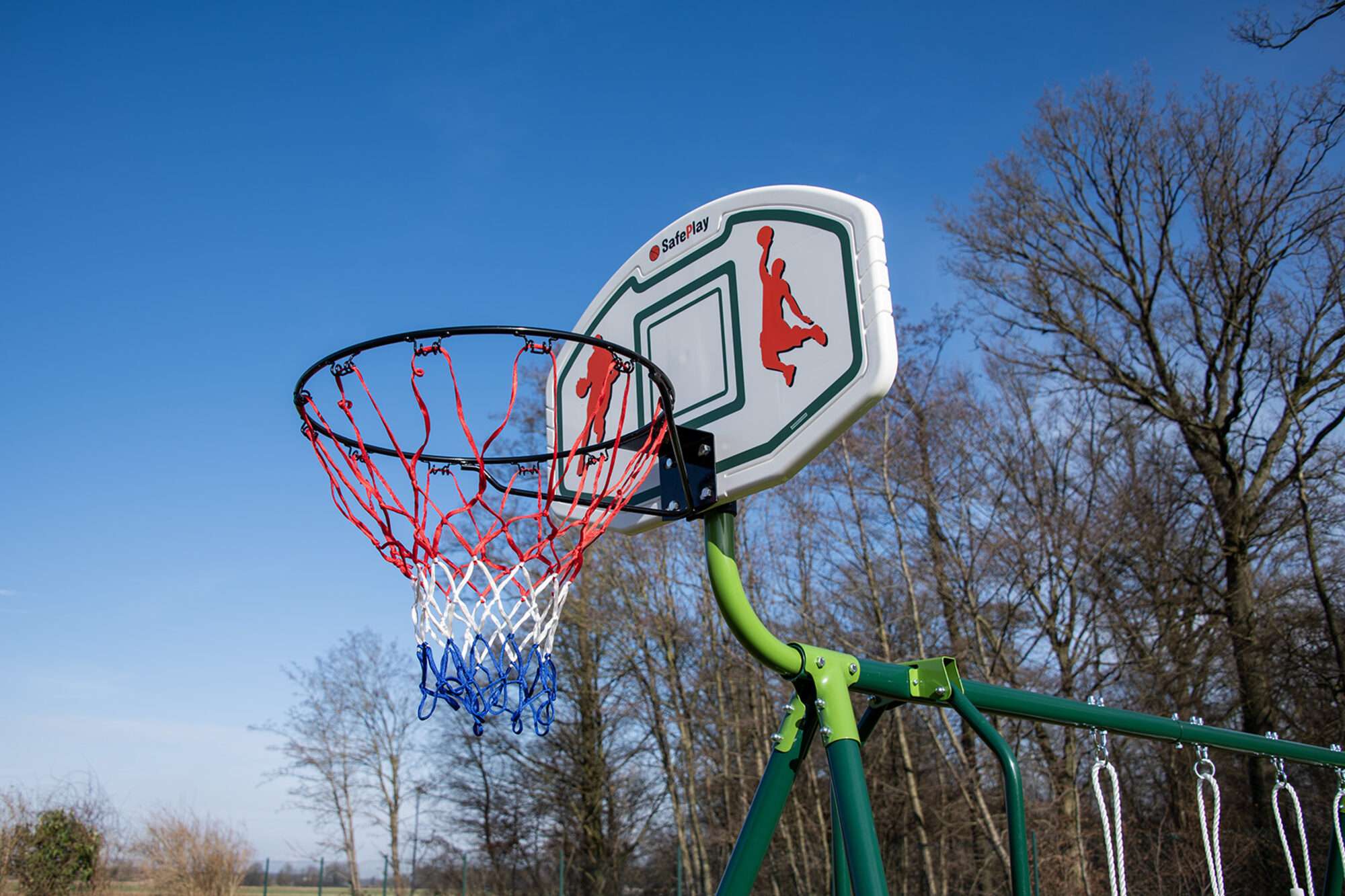 Image du produit : Driepootschommel met basketbalhoepel