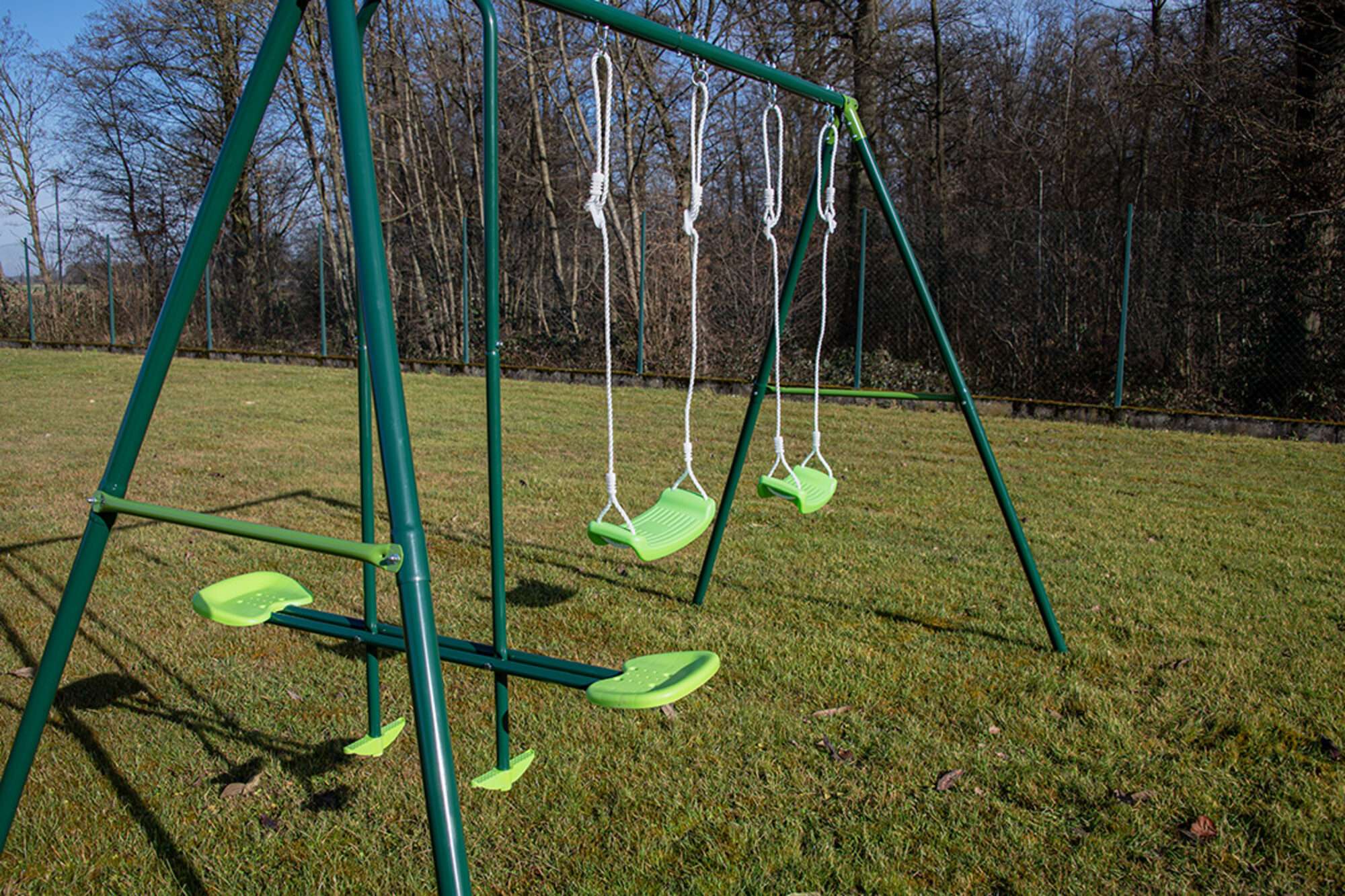 Image du produit : Driepootschommel met basketbalhoepel