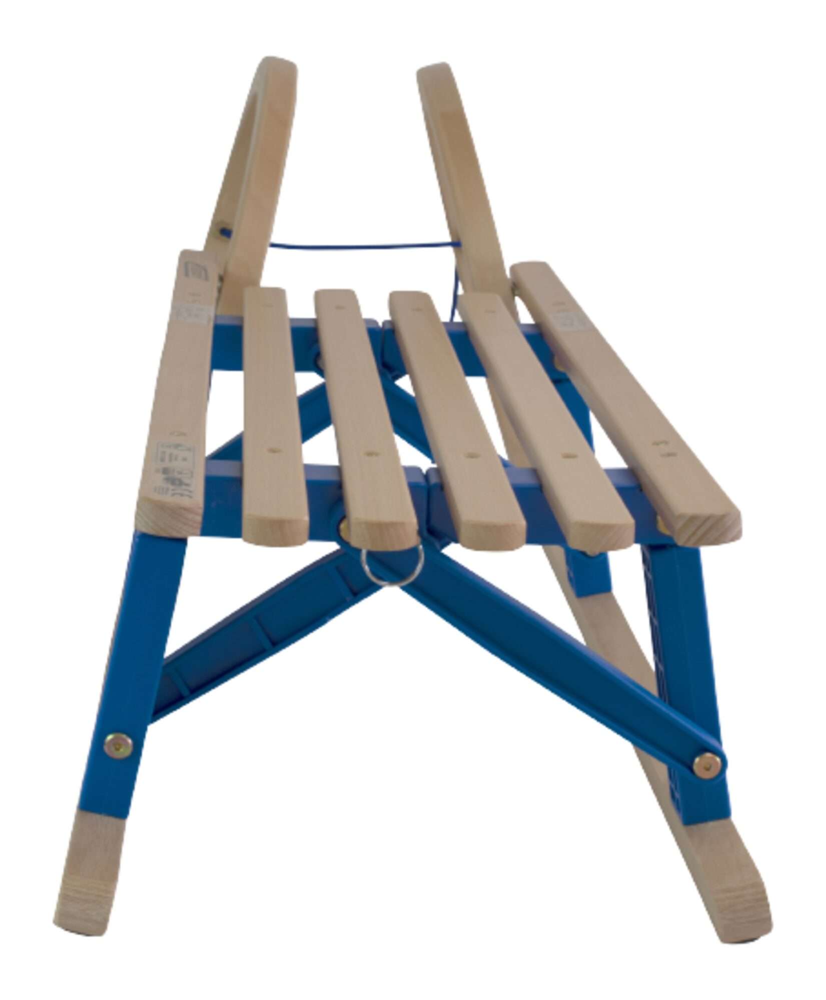 Image du produit : Luge en bois - Folding Horned Blue (Taille au choix)