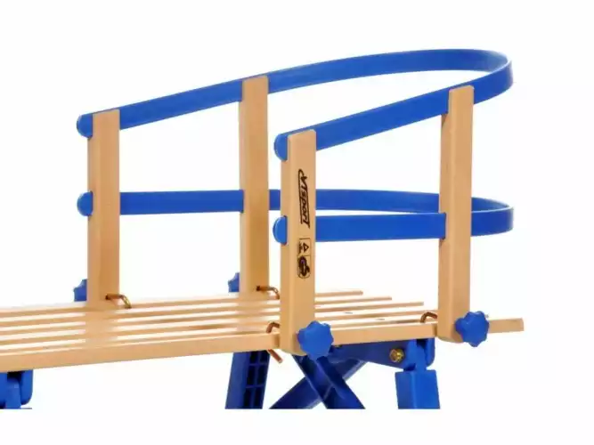 Image du produit : Luge en bois - Folding Horned Blue (Taille au choix)