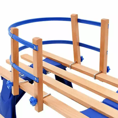 Image du produit : Luge en bois - Folding Horned Blue (Taille au choix)