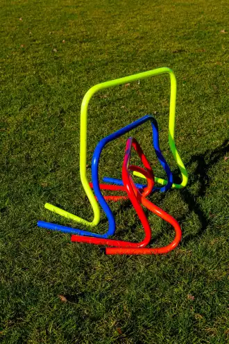 Lot de 5 haies d'entraînement foot - Taille au choix