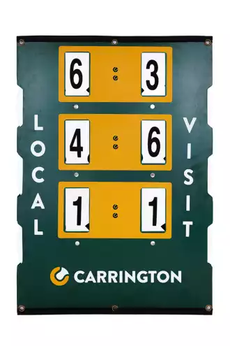CARRINGTON® - Scorebord Tennisbaan - 82x58cm