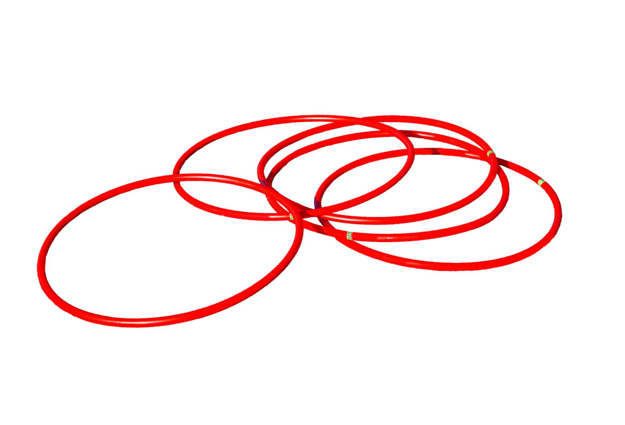 Image du produit : POWERSHOT® Exercise Hula Hoops - Set of 5- 60cm