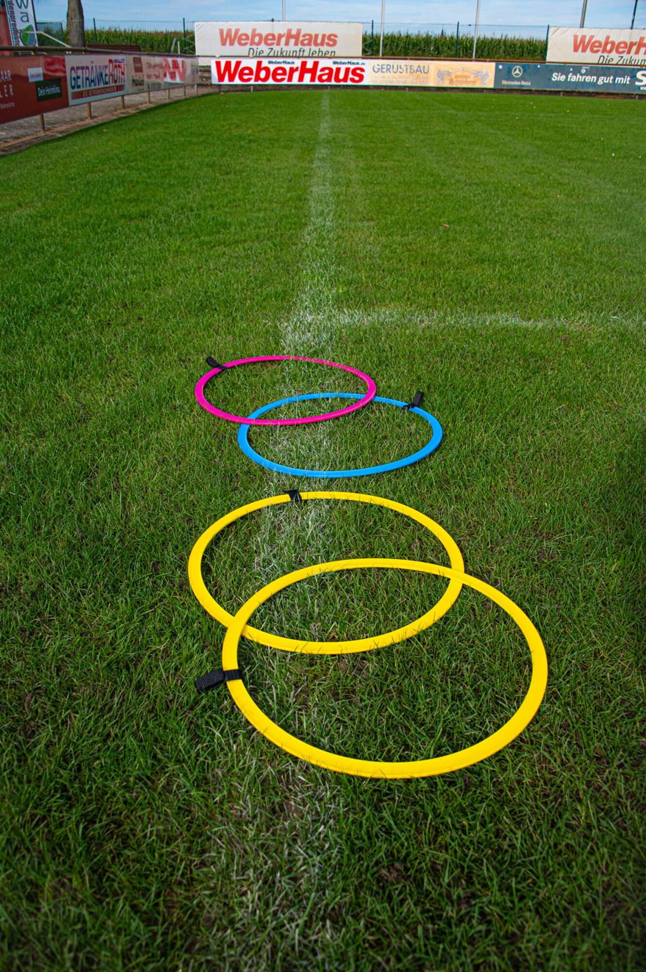 Image du produit : POWERSHOT® Flat Exercise Hoops - Set of 12 - 45cm