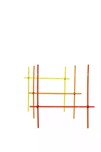 Verstelbare horden set - die in de grond geprikt kunnen worden