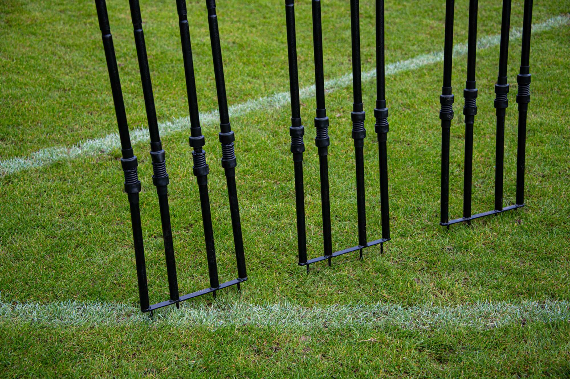 Image du produit : Set van 3 stalen verdedigingspoppen 