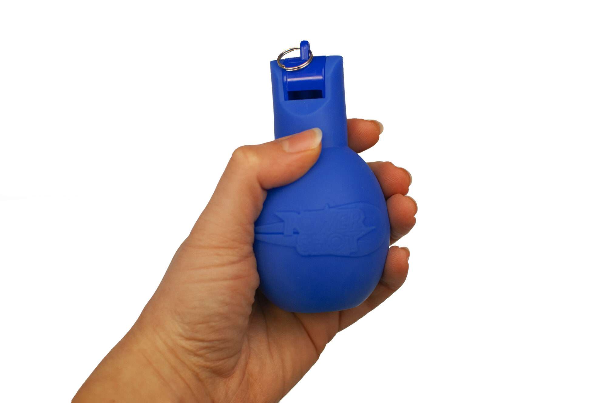 Image du produit : Peerfluitje / Hygiënisch blauw handfluitje - Set van 3