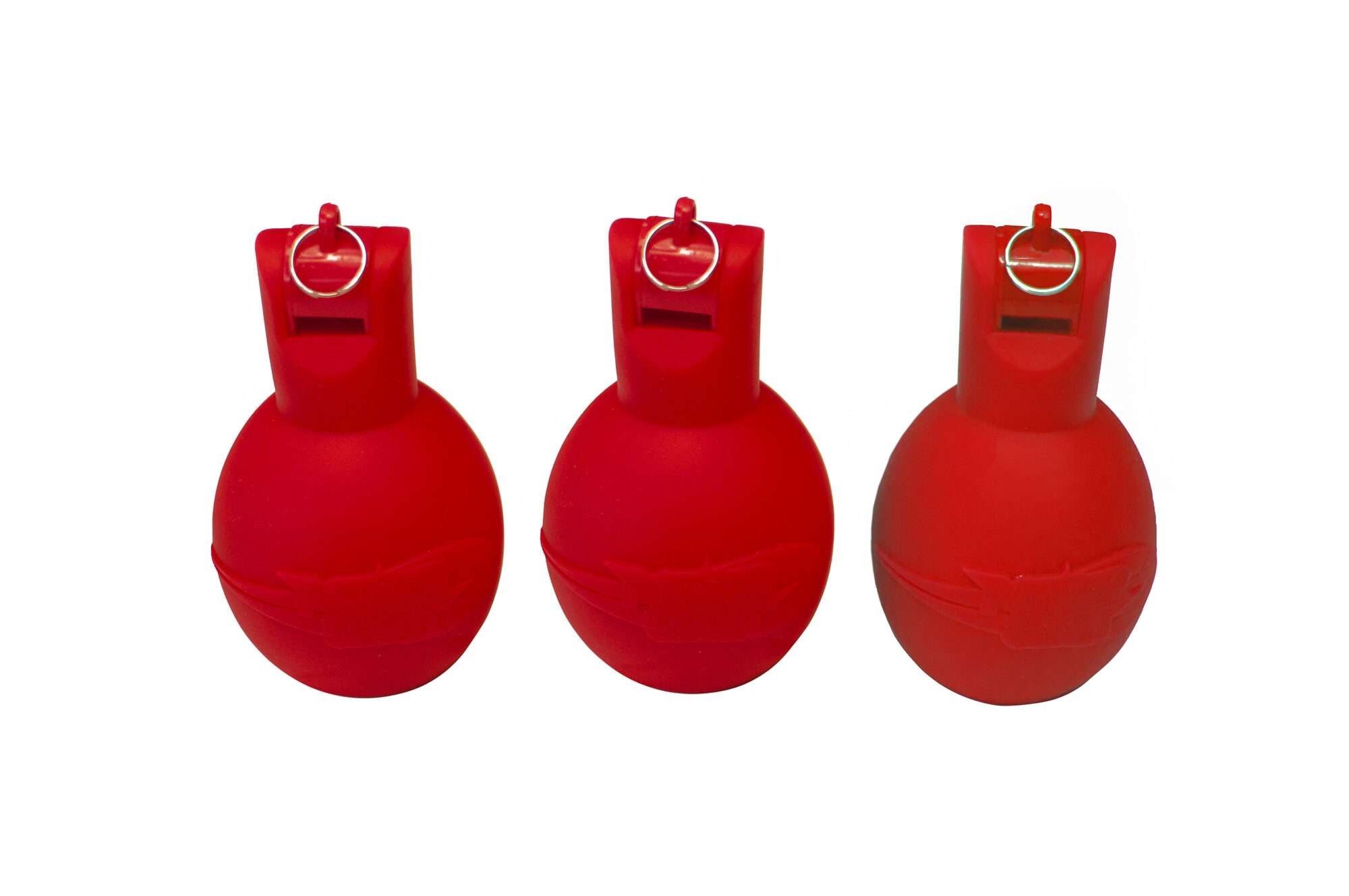 Image du produit : Peerfluitje / Hygiënisch rood handfluitje - Set van 3