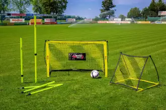 Gemakkelijk mee te nemen voetbaltrainingsset