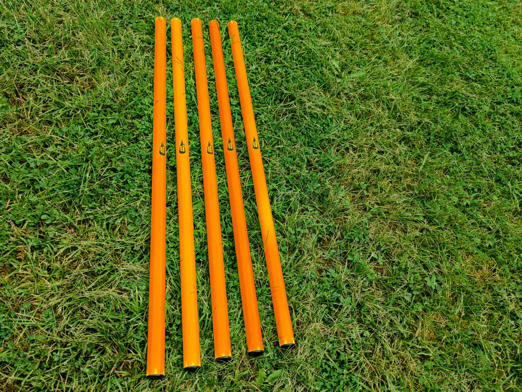 Image du produit : Set van 5 slalom markers - 80cm - Oranje