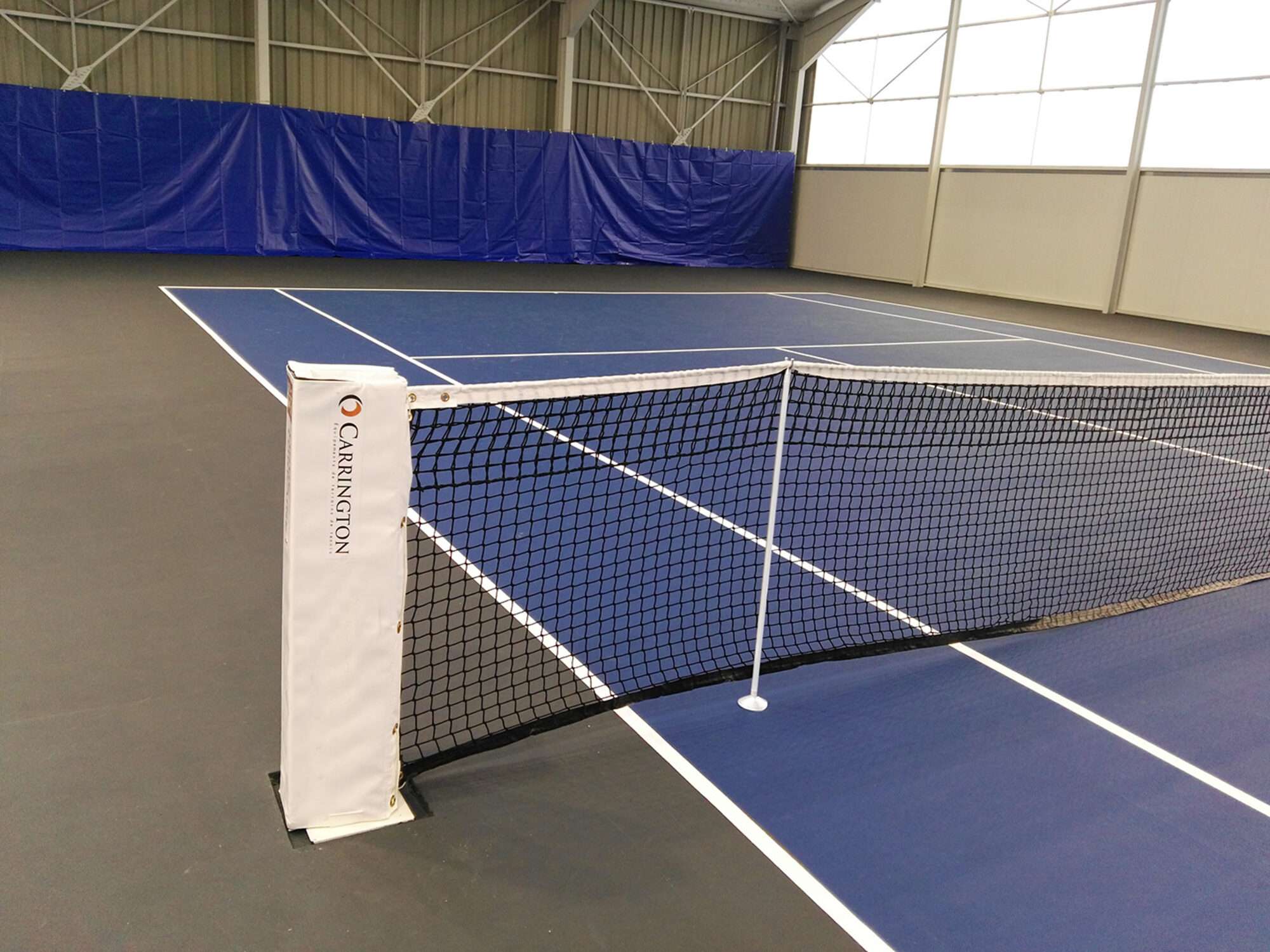 Image du produit : Paar tennispalen - Wit aluminium