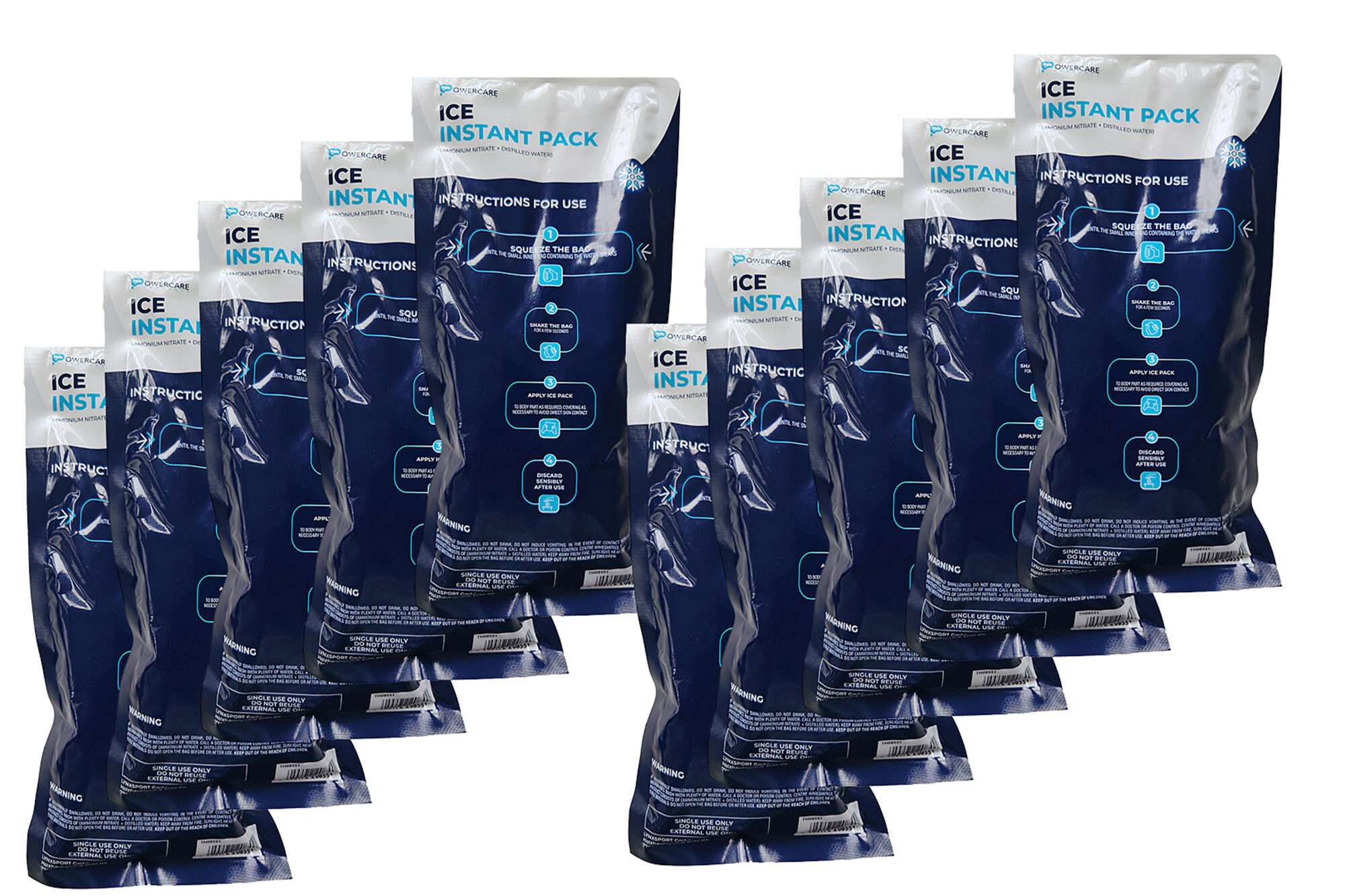 Image du produit : Set van 10 instant cold packs 27x13 cm