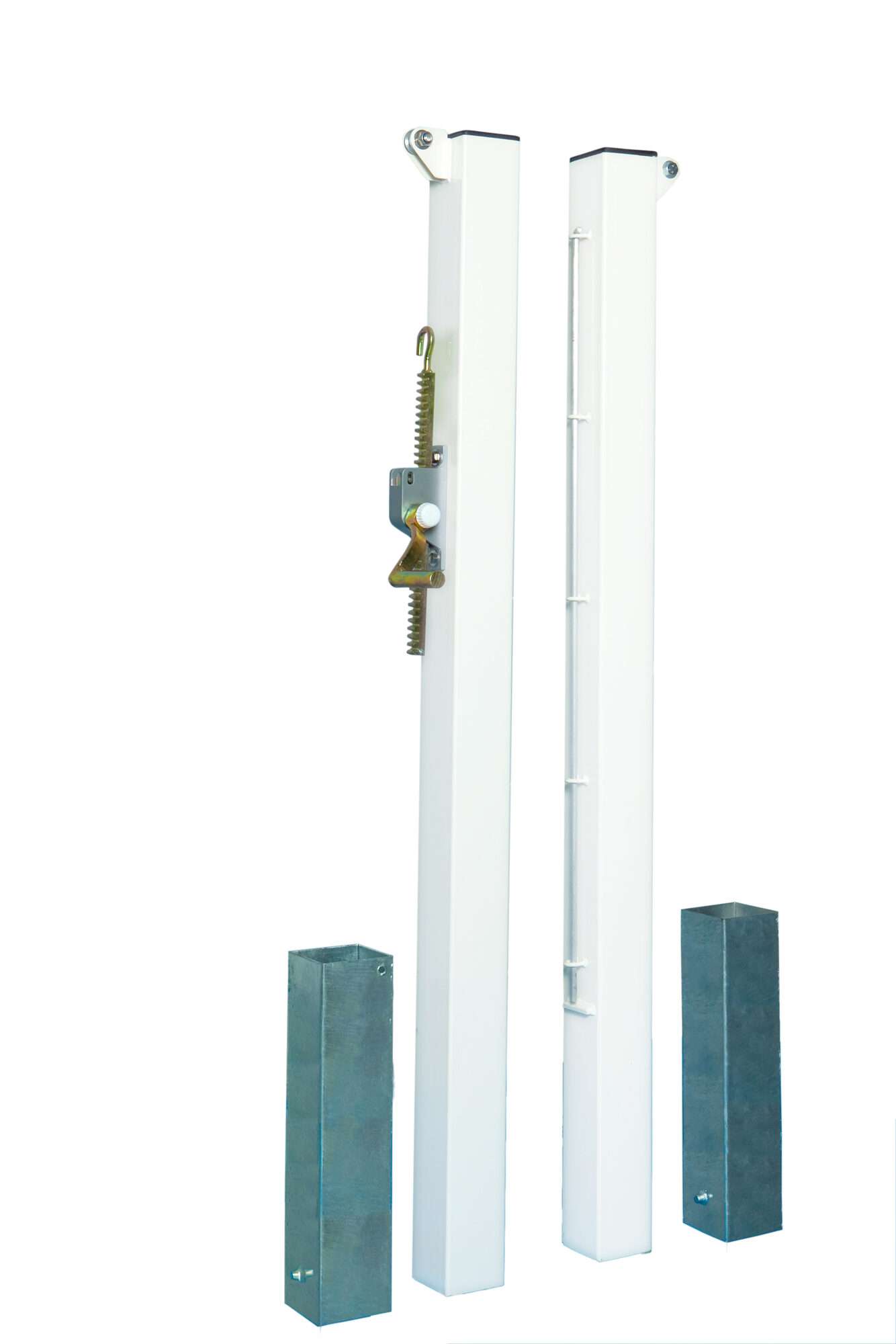 Image du produit : Tennisnetpalen vierkant 80x80 mm - staal