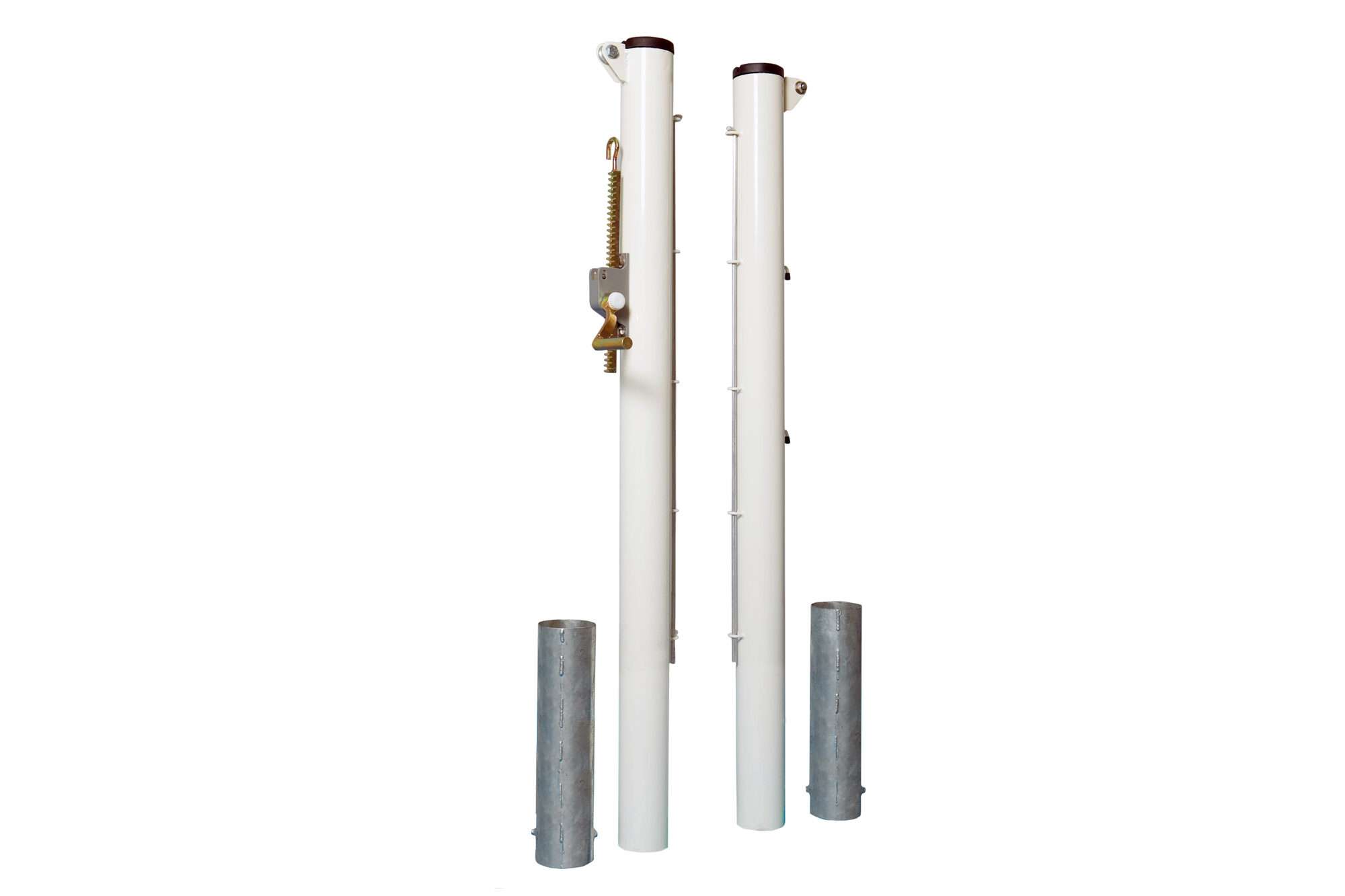 Image du produit : Tennisnetpalen rond 90 mm - staal (paar)