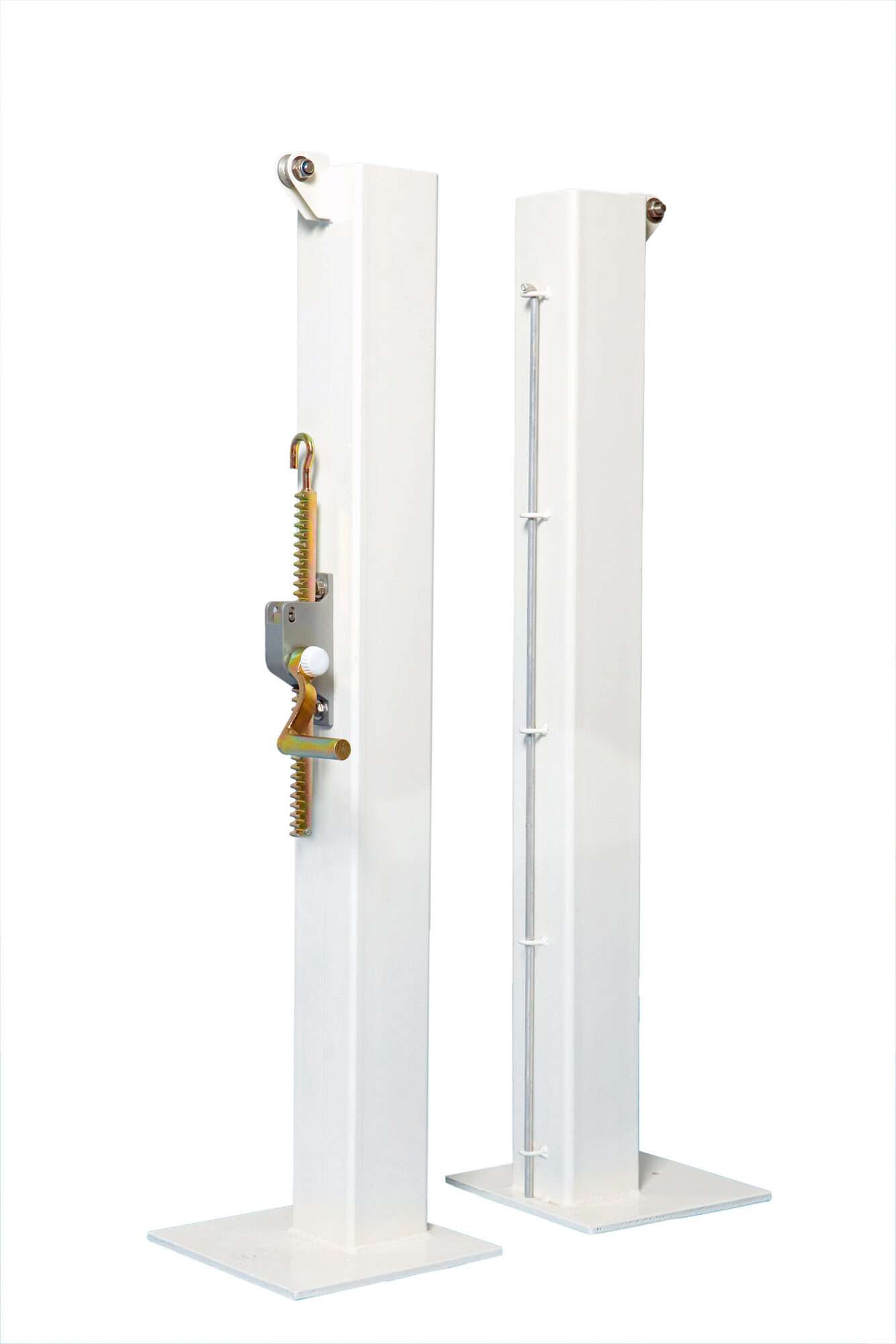 Image du produit : Indoor tennisnetpalen vierkant 100x100 mm – staal