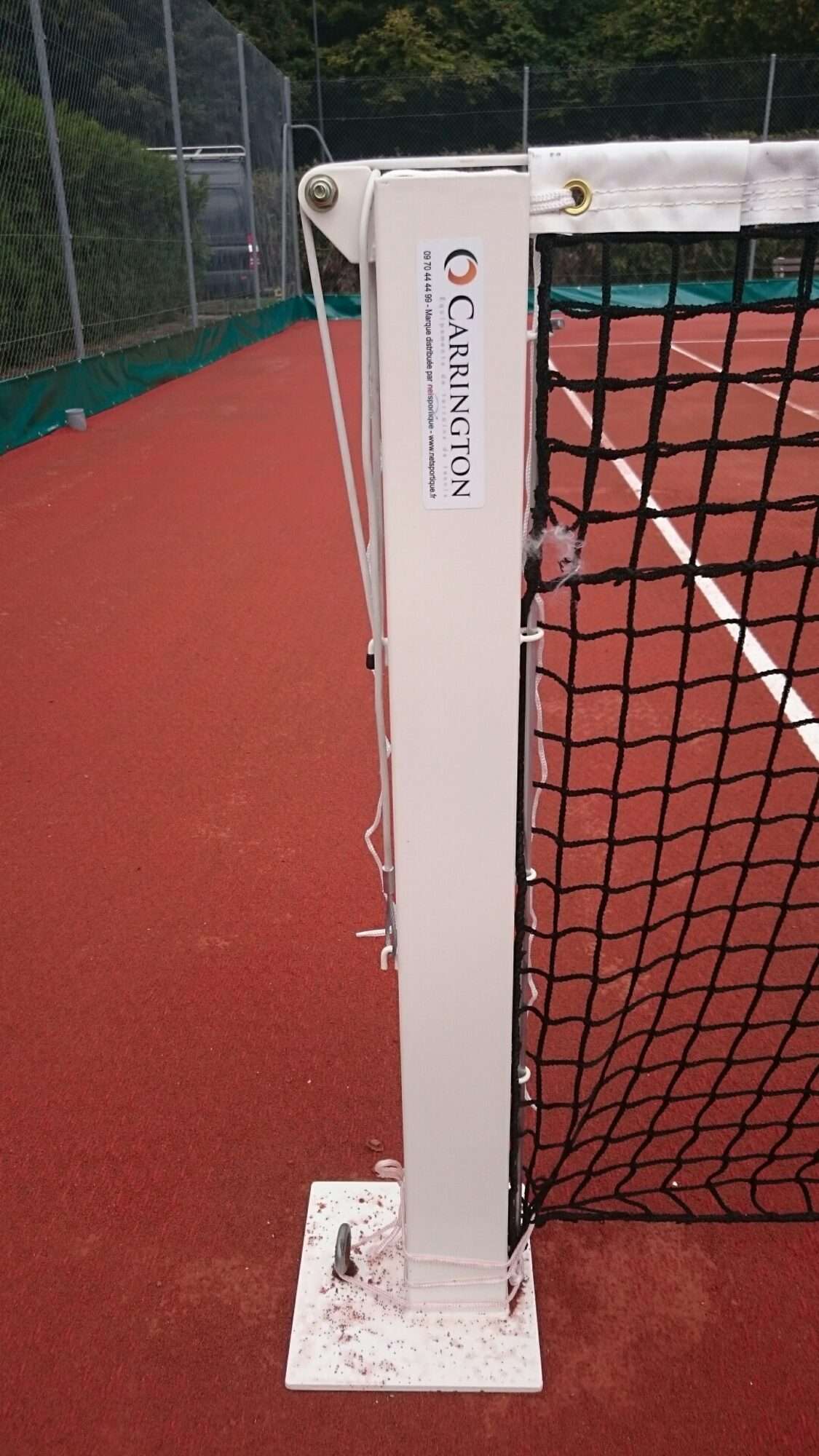 Image du produit : Indoor tennisnetpalen vierkant 100x100 mm – staal