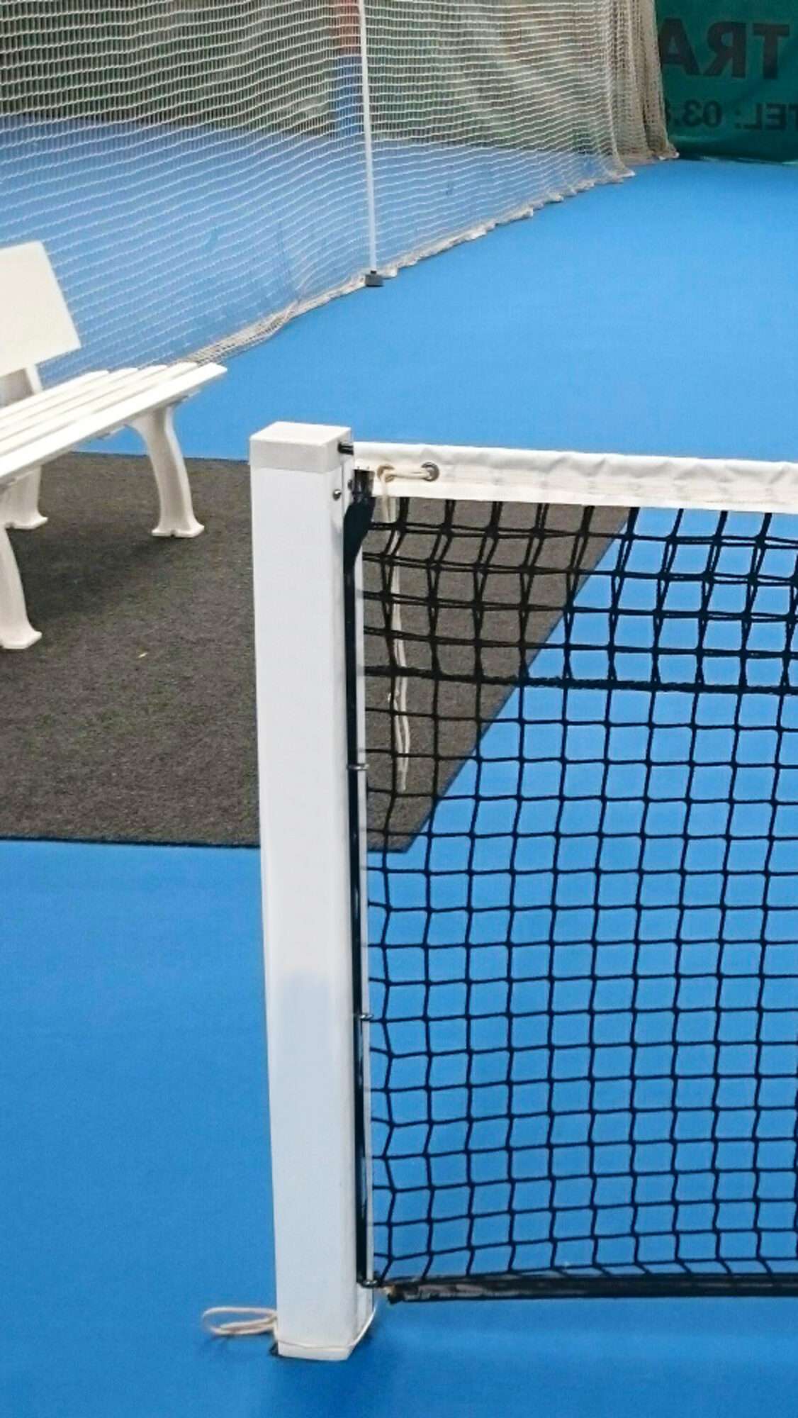 Image du produit : CARRINGTON® Tennis Posts Aluminium Square - White